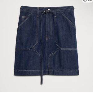 Denim mini skirt